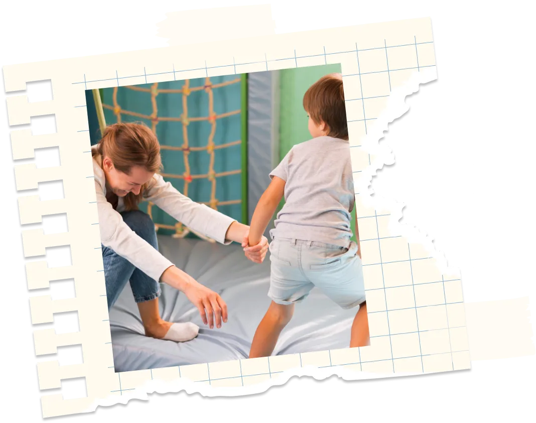 Konsultacja-procesów-integracji-sensorycznej-dziecka Dziecko podczas konsultacji procesów integracji sensorycznej